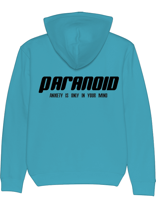 Paranoid  Basic Hoodie Black Print