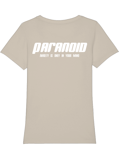 T-Shirt Paranoid Basic White Print