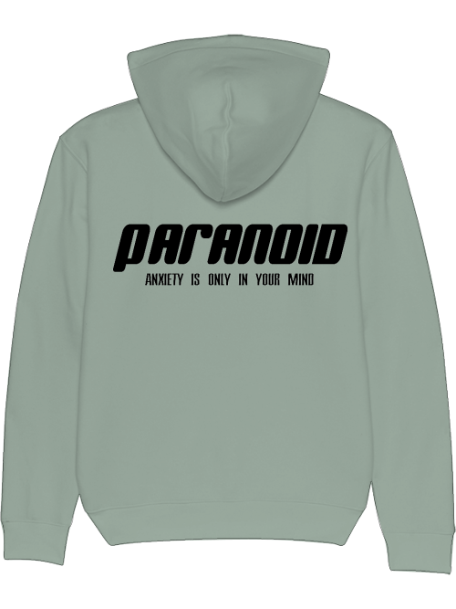 Paranoid  Basic Hoodie Black Print