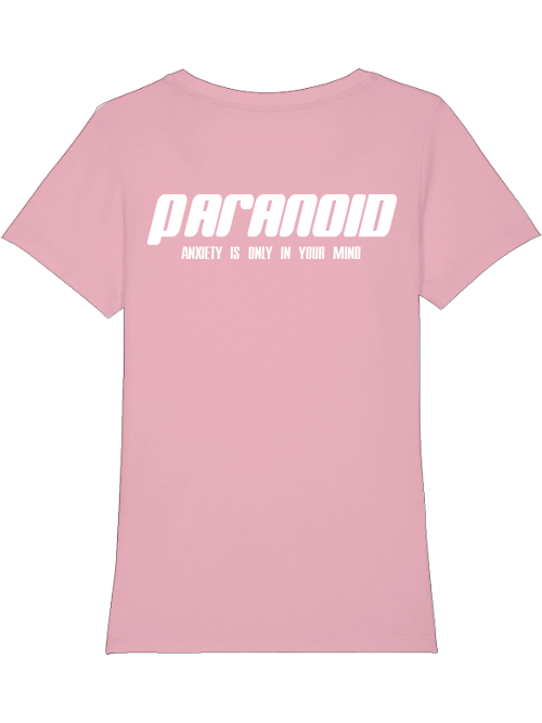 T-Shirt Paranoid Basic White Print