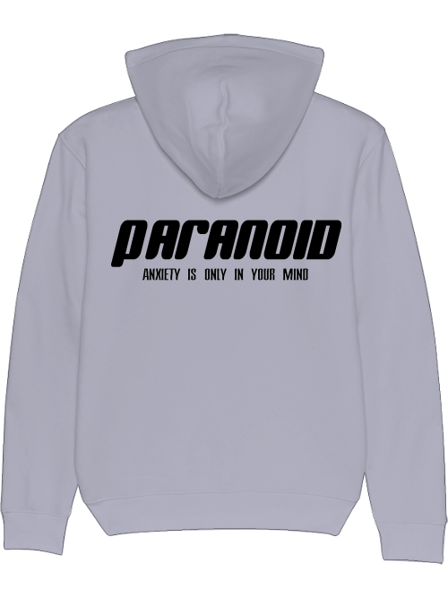 Paranoid  Basic Hoodie Black Print