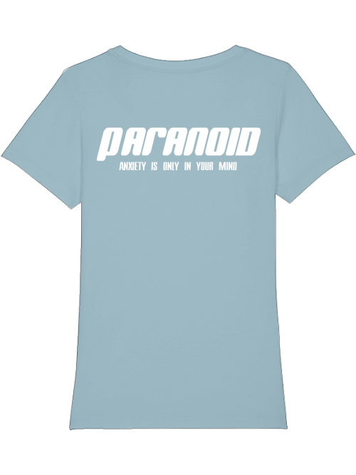 T-Shirt Paranoid Basic White Print