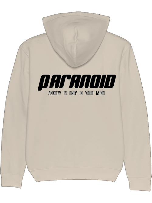 Paranoid  Basic Hoodie Black Print